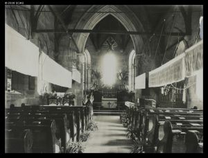 1902年拍摄的石厝教堂内景（来源：J.C.Oswald Collection）