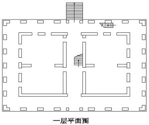 有利银行平面图 薛颖 绘