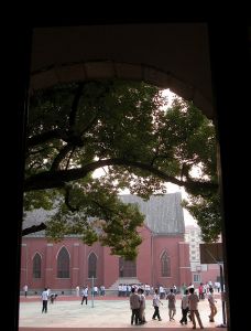 从美志楼望力礼堂(来源:福州市规划院) 从美志楼望力礼堂(来源:福州市规划院)