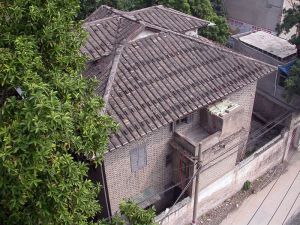 鸟瞰石岩路6号（来源：福州市规划院，摄于2005年）