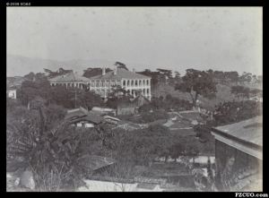 1890年左右拍摄的对湖路闽海关税务司宿舍（来源：布里斯托尔大学）