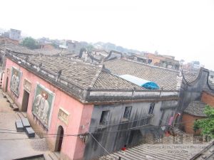 永盛梁氏宗祠屋顶（从南到北）（来源：严可清摄于2008年10月）