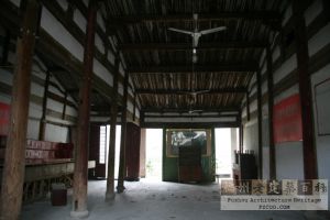 城门林知渊故居大厅（严可清摄于2009年6月/仓山区文体局提供）