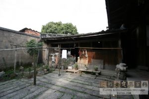 城门下洋七柱厅披榭（严可清摄于2010年1月/仓山区文体局提供）