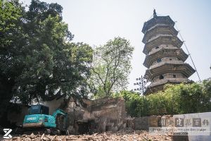 蓝宅花厅被拆除后（暂不留名摄于2018年）