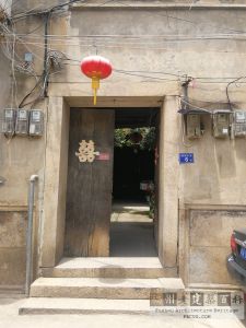 仓山区螺洲镇店前村后门埕6号民居石框大门（来源：林轶南摄于2018年5月）