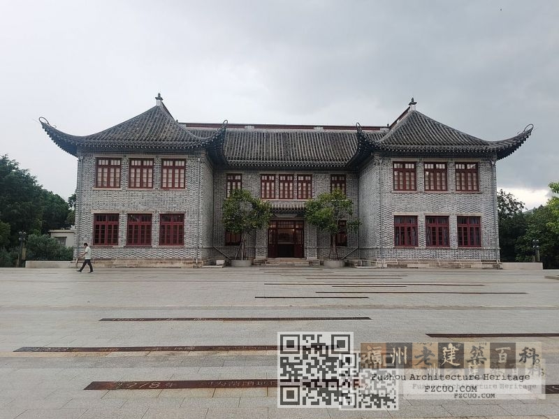 2025年7月拍摄的重建后的闽清一中天儒楼（来源：林轶南摄）