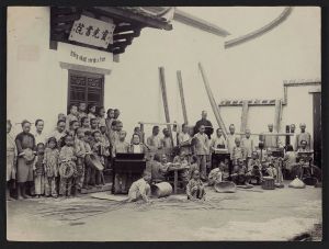 灵光书院（来源：Edwards Bangs Drew Chinese Maritime Customs Service Photographs）