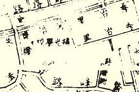 1935年地图上扬光中学位置