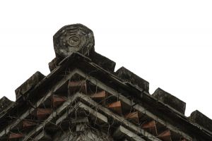 屋角八卦图案（小飞刀摄于2011年8月）