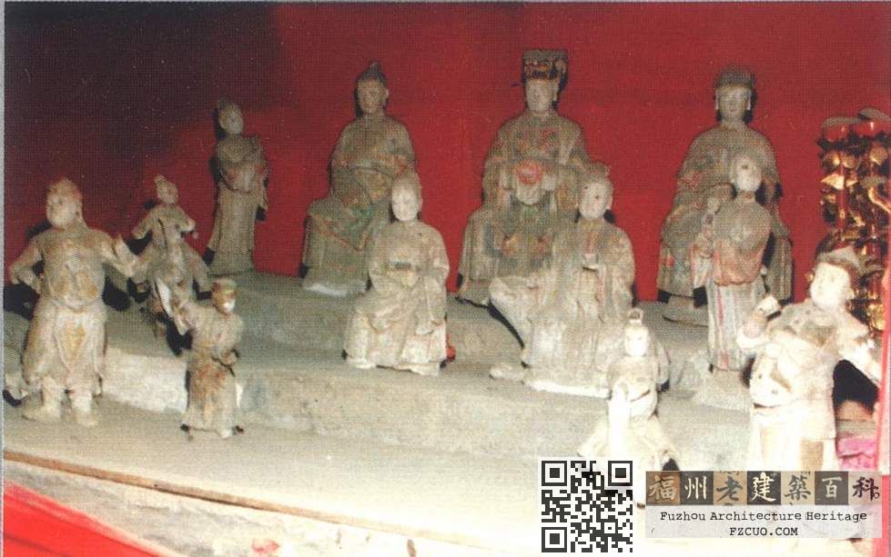 出土的临水夫人组像