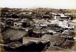 1860年代的观井路（大英图书馆藏）