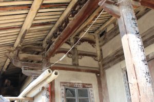 主落厅堂轩廊二步梁架