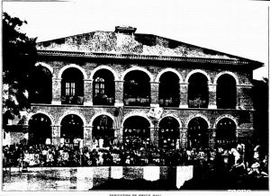 1910年11月，举行献堂礼的美志楼（来源：美以美会年议会公报，耶鲁大学馆藏）