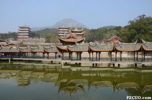 九曲亭桥，放生池，智慧双塔，绝顶峰（小飞刀摄于2015年1月）