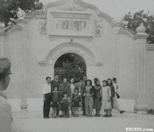 民国或解放初拍摄的西禅寺寄园（来源：孔夫子旧书网）