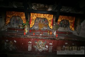 竹榄定光寺偏殿正面壁画（从南到北）（来源：严可清摄于2009年6月）