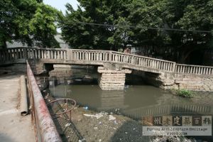 白湖下濂桥（严可清摄于2009年10月/仓山区文体局提供）
