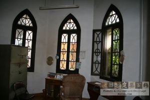 白湖村村部西式窗户（严可清摄于2010年3月/仓山区文体局提供）