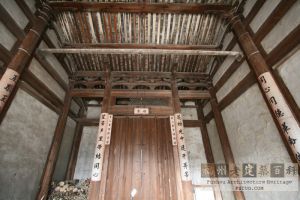 濂江龙角街林宅大厅（严可清摄于2010年1月/仓山区文体局提供）