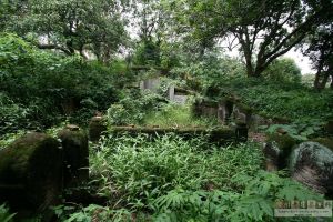 湖边齐鲲墓正面（从南到北）（来源：严可清摄于2009年6月）