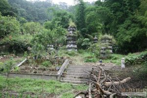 盘屿妙峰寺历代祖师墓（从南到北）（来源：严可清摄于2009年6月）