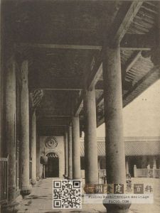 《支那文化史迹·第六辑》中的大成殿檐廊（1929）