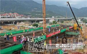 福州北互通施工现场近在咫尺（来源：福州日报）