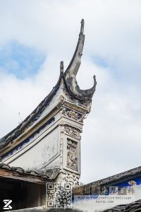 王氏支祠山水头灰塑原状（拍摄：暂不留名）