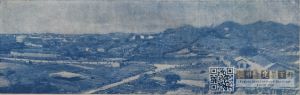 由大梦山游泳池远眺新村地形（摘自《福州华侨新村设计图集》）