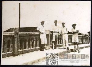 1930-1940年之间拍摄的闽侯南通苏州桥（来源：林轶南收藏）
