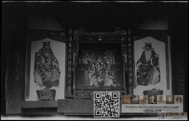 庙中所祀罗武显侯（来源：Digital Commonwealth，白克令相册）