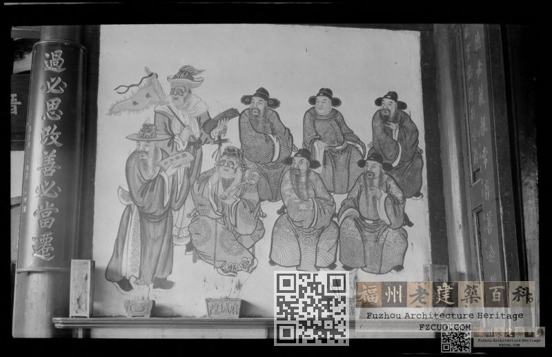 各府州城隍壁画1（来源：Digital Commonwealth，白克令相册）