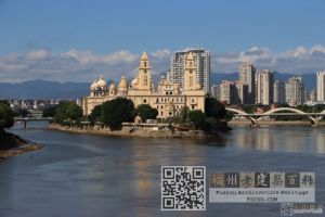 自东向西拍摄中洲岛概貌
（林陶江202411）